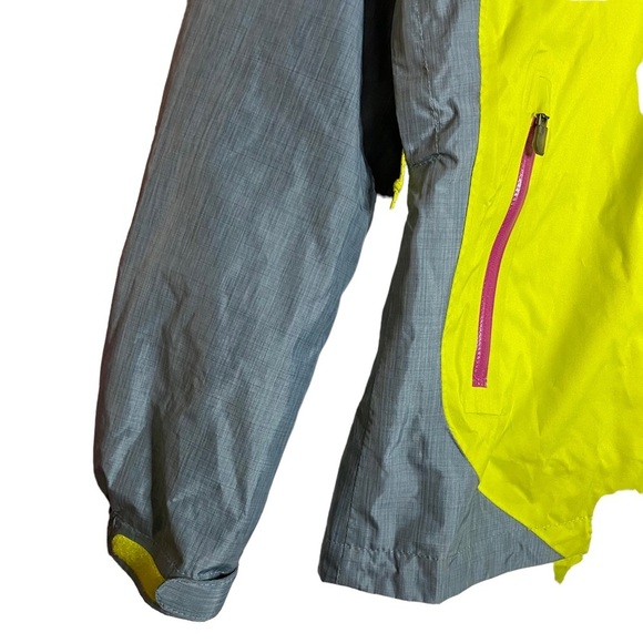 Columbia Hot Thought Jacket Omni-Heat Omni-Tech Yellow Gray Extra Small XS - Picture 5 of 16